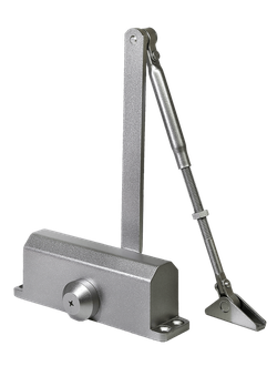 Дверной доводчик MORELLI DC-1 SILVER Нагрузка 40-65 кг. Цвет - серебро