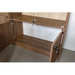 (TSV 903) Витрина пристенная со шкафчиком