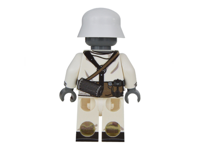 WW2 Winter German Rifleman Minifigure | Немецкий стрелок в зимнем камуфляже