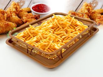 Сетка-корзинка для духовки, фритюра и барбекю Crispy Tray оптом