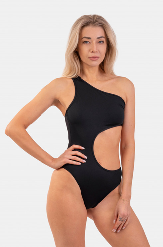 ONE SHOULDER ASYMMETRICAL MONOKINI 459 Черный