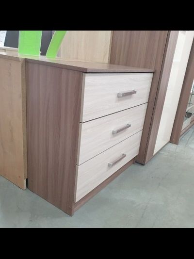 Адель комод Ясень шимо темный/Ясень шимо светлый