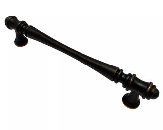 Ручка-скоба RS-189, 128 мм, брашированная черная бронза