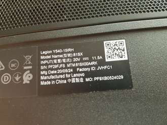 LENOVO LEGION Y540-15IRH 81SX00A4RK ( 15.6 FHD IPS 144Hz I5-9300H RTX2060(6GB) 16GB 512SSD )
