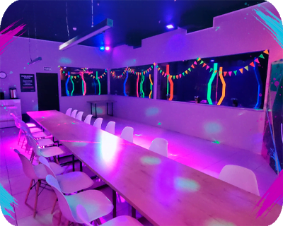 Банкетный зал в лазертаге