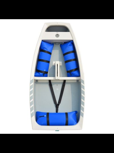 Корпус швертбота OnePlus Boat Optimist Racer OPBS101 из стеклопластика белый