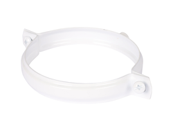 Крепление к стене ROMMER D100 белое RAL металлическое (хомут) (Арт. RCA-6010-000003)