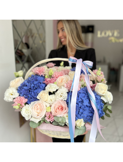КОРЗИНА МИКС ЦВЕТОВ №9