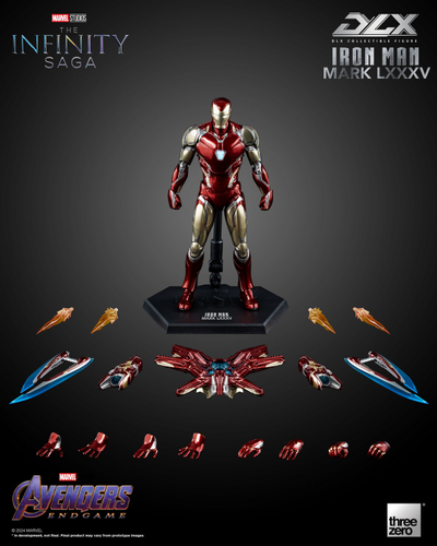 Железный Человек (Iron Man) - Коллекционная фигурка 1/12 SCALE The Infinity Saga DLX Iron Man Mark 85 (3Z02500C0) - Threezero