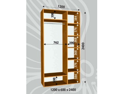 Шкаф-купе ширина 1200
