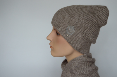 Vizio шапка 9015 бежевая