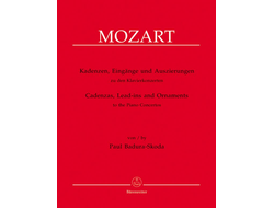 Mozart. Kadenzen zu den Klavierkonzerten Wolfang Amadeus Mozarts für Klavier