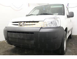 Защита радиатора Peugeot Partner I (рестайлинг) 2002-2012 black низ