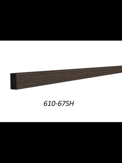 Молдинг из дюрополимера Decor Dizayn 610-67SH, 3 метра