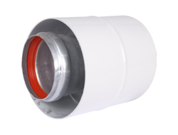 Начальный участок вертикальный коаксиальный ROMMER 60/100 в комплекте фланец (Арт. RCA-6010-240100)