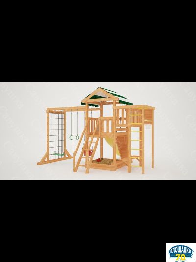 Детская площадка Савушка Мастер 4 + качели-гнездо