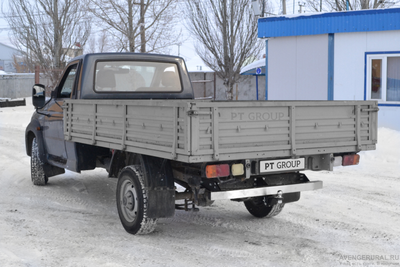 Фаркоп ТСУ /съемный квадрат/ с НЕРЖ накладкой УАЗ пикап 2008-/УАЗ Профи 2017- (236022, 236031 (стандартная), 236324)