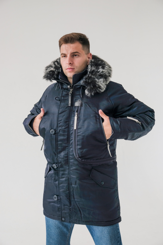 Куртка Аляска  EXPEDITION Rep.Blue/Gun Metal