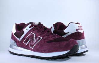Кроссовки N Balance 574 Bordo