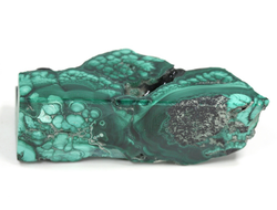 Малахит, срез полировка с двух сторон, ДР Конго (53*23*18 мм, 49 г) №27414