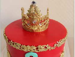 Торт с золотой короной (3 кг.)