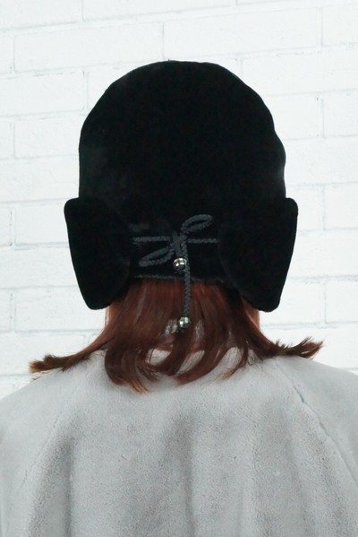 Ушанка "Каникулы" цвет черный