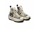 Converse Run Star Hike High Top черно-белые с принтом