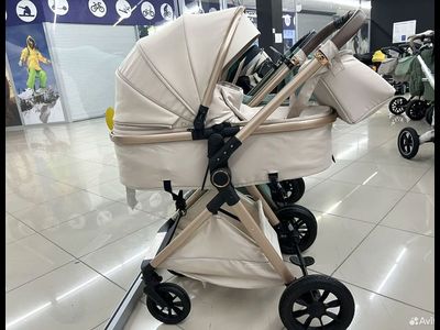 Детская коляска 2 в 1 Luxmom V2 Бежевый