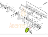 Звездочка 1 1/4&quot; Z=21 (отверстие 45) 2775381/ 002775381