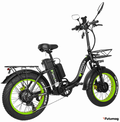Электровелосипед Syccyba H2 (F11) DUAL 20AH зеленый