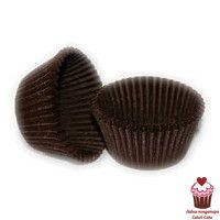 Капсулы бумажные для конфет коричневые d2,5см, 40-50 шт