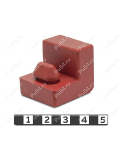 Стопор нижний (демпфер) глушителя снегохода Полиуретан 50-00-050s (красный) (514054529)