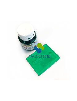 COLOUR GLASS Краситель полупрозрачный для эпоксидных смол Зеленый Малахит 20 мл