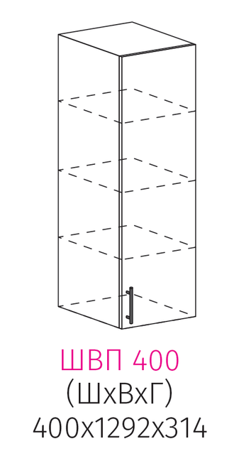 ШВП 400 Пенал настенный