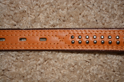 Ошейник Кожа подвернутый фурнитура 3,0см*55см