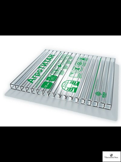 Сотовый поликарбонат Карбогласс Кристалл 4 мм