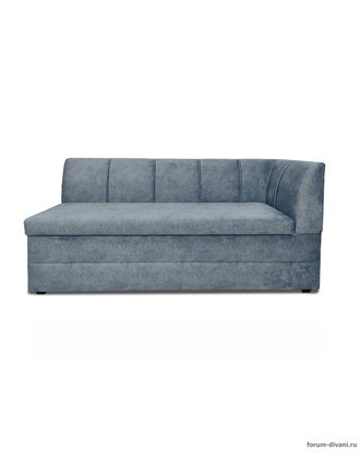 Кухонный ДИВАН "ФОРУМ-8" с боковой спинкой, Серый Правый