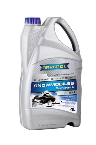 Масло моторное RAVENOL Snowmobiles Teilsynth 2-Takt для 2-х такт. снегоходов (Полусинтетика) - 4 л. (4014835728592)