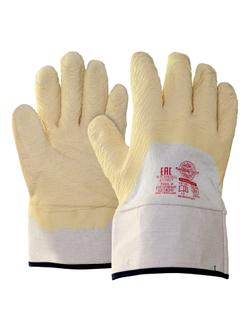 Перчатки "Сандмен КЧ" р.L,XL(основа джерси,вспененное латексн. покрыт.),кратно 12 пар (х12х120)