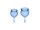 Набор менструальных чаш Satisfyer Feel good Menstrual Cup (dark blue)