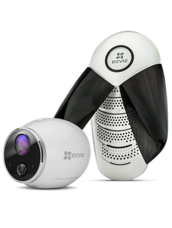 Универсальная Wi-Fi камера на батарейке с базовой станцией EZVIZ Mini Trooper