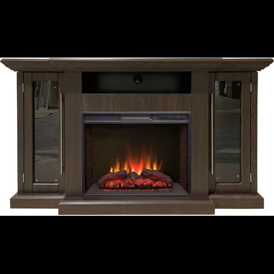 Электрокамин Элтон LUX AO с очагом Sparta 25.5 LED