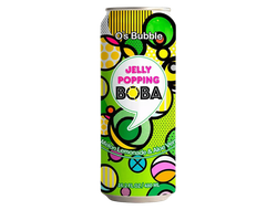Напиток O's Bubble Jelly Popping Boba (Melon Lemonade + Aloe Vera) 480мл