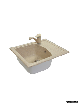 Кухонная мойка из мрамора Fosto Фосто КМ 58-50