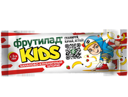 Фрутилад KIDS Клубника с бананом фруктовый для детского питания, 25г