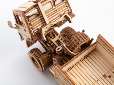 Деревянная модель: (Baumi 11002) Автомобиль КАМАЗ-4310 бортовой