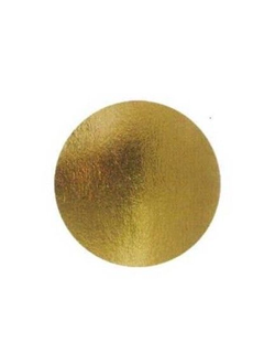 Подложка для торта  круглая 240 мм (золото), 0,8 мм