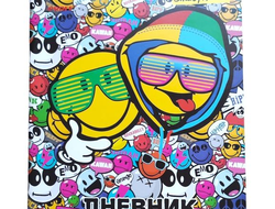 Дневник школьный, формат А5, 48 листов "Смайлики"