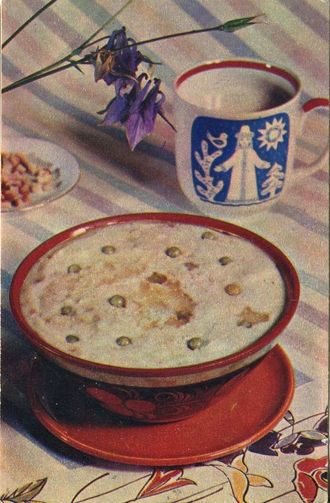 Суп с овсяной крупой