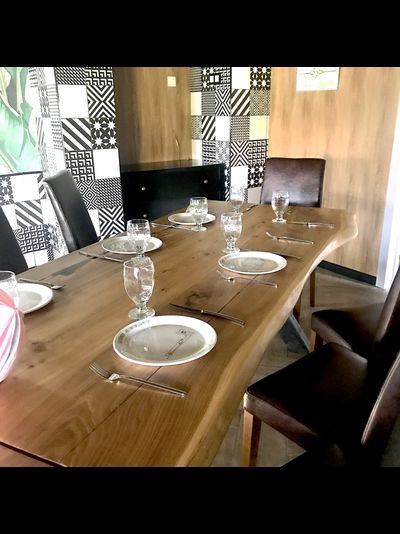 стол банкетный из слэбов карагача